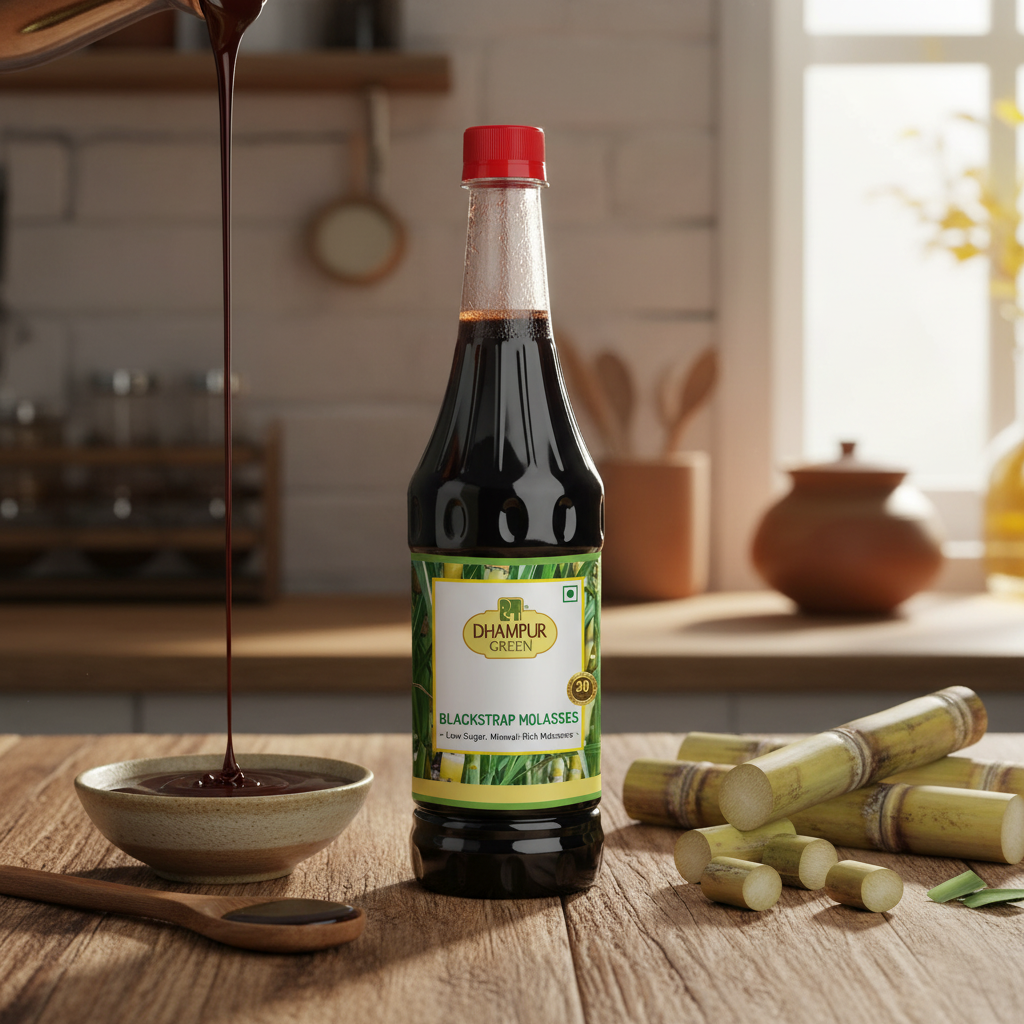 Blackstrap Molasses 800ml (Edible) – Dhampur Green