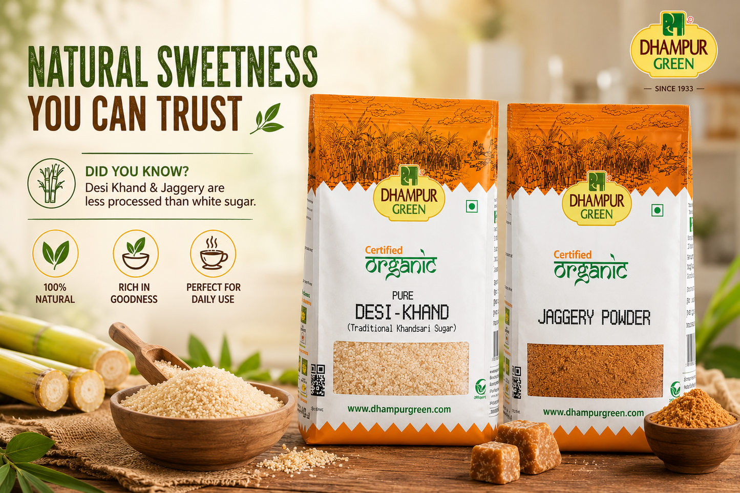 🌱 Why Healthy Alternatives to Refined Sugar Are Becoming India’s Sweet Choice