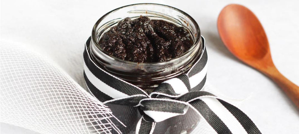 Coffee Body Scrub with Coconut Oil with Organic Brown Sugar