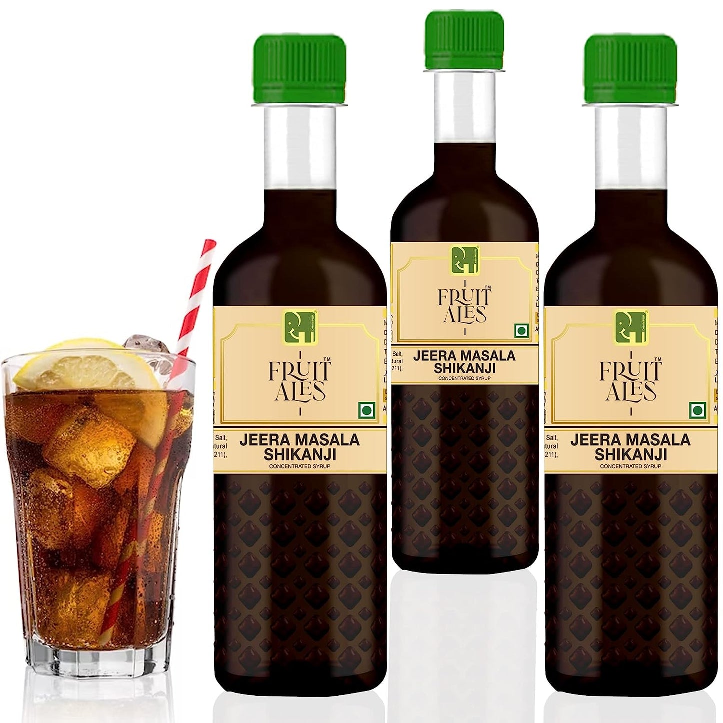 
                  
                    Jeera Masala Shikanji Mocktail Cocktail Vodka, Rum, Gin Mixer Syrup (3x300ml)
                  
                