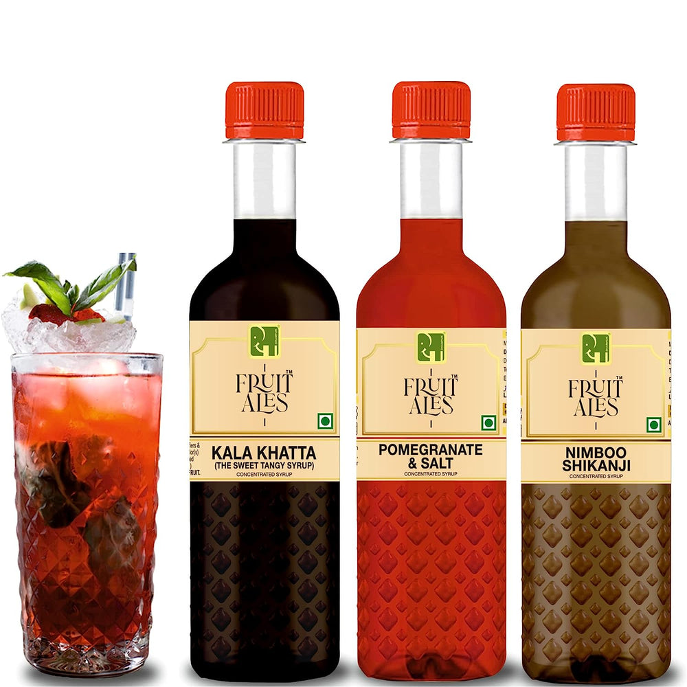 
                  
                    Kids Mocktail Lemonade Syrup - Niboo Shikanji, Kaala Khata & Pomegranate Salt for House Parties - (3x300ml)
                  
                