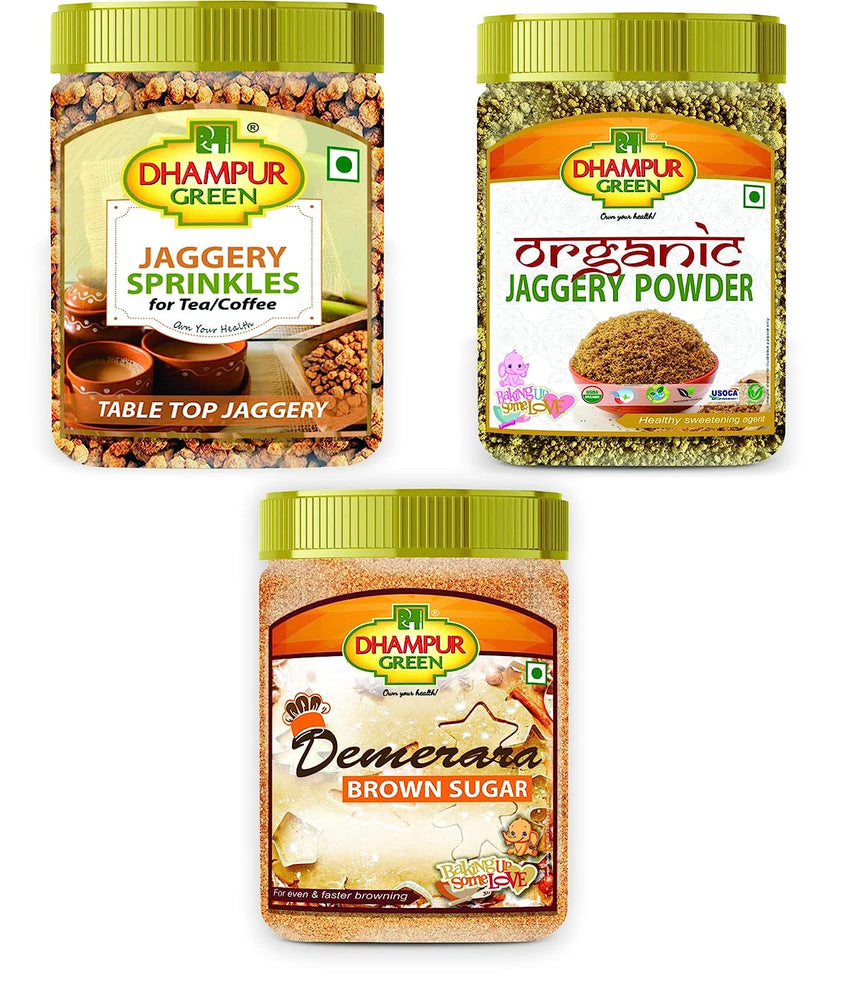 
                  
                    Dhampur Green Gur Natural Chemical Free Jaggery | Jaggery Pearls, Organic Jaggery Powder, and Brown Sugar, 700g
                  
                