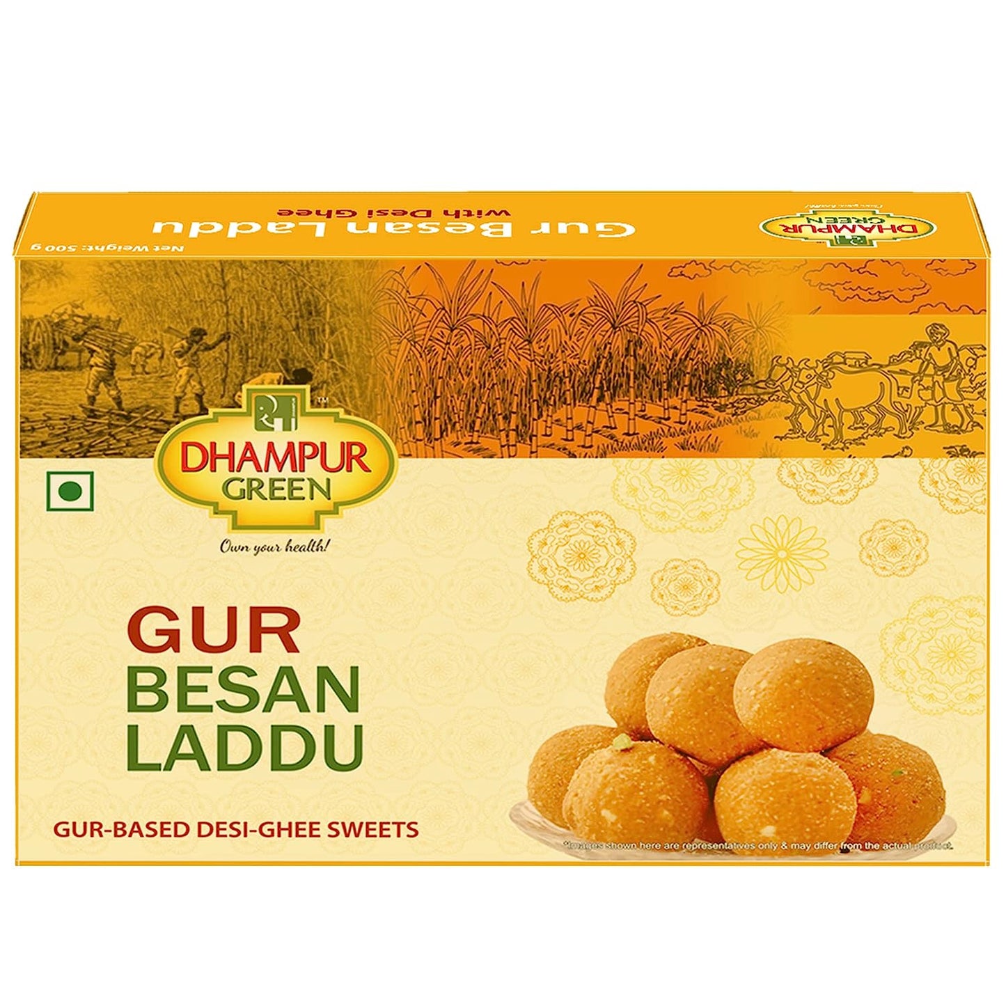 
                  
                    Diwali Celebrations Gift Box - Sweets Gur Panjiri Laddoo and Gur Besan Laddoo
                  
                