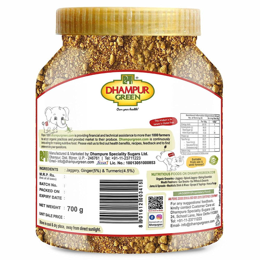 
                  
                    Haldi & Sonth Jaggery (Turmeric & Ginger) Powder 700g
                  
                
