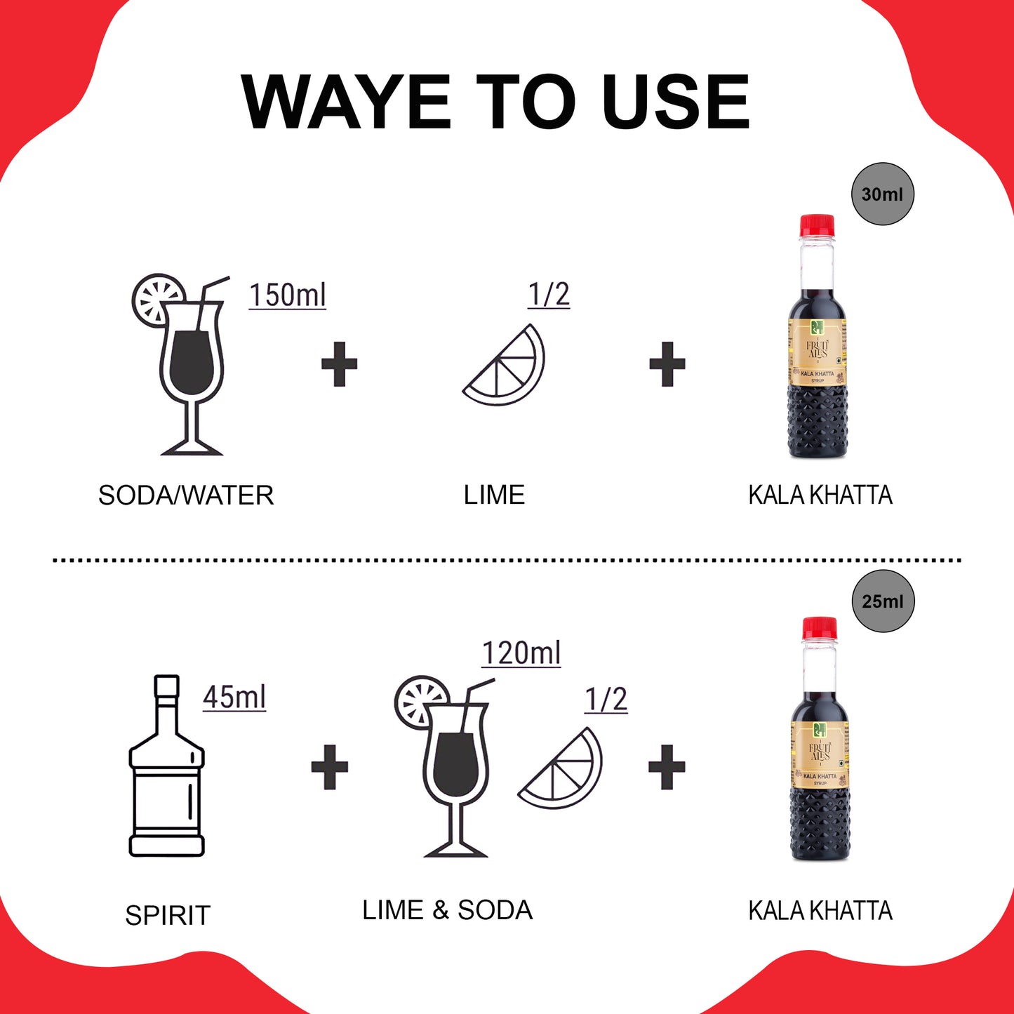 
                  
                    Kala Khatta Mocktail Syrup - 300ml
                  
                