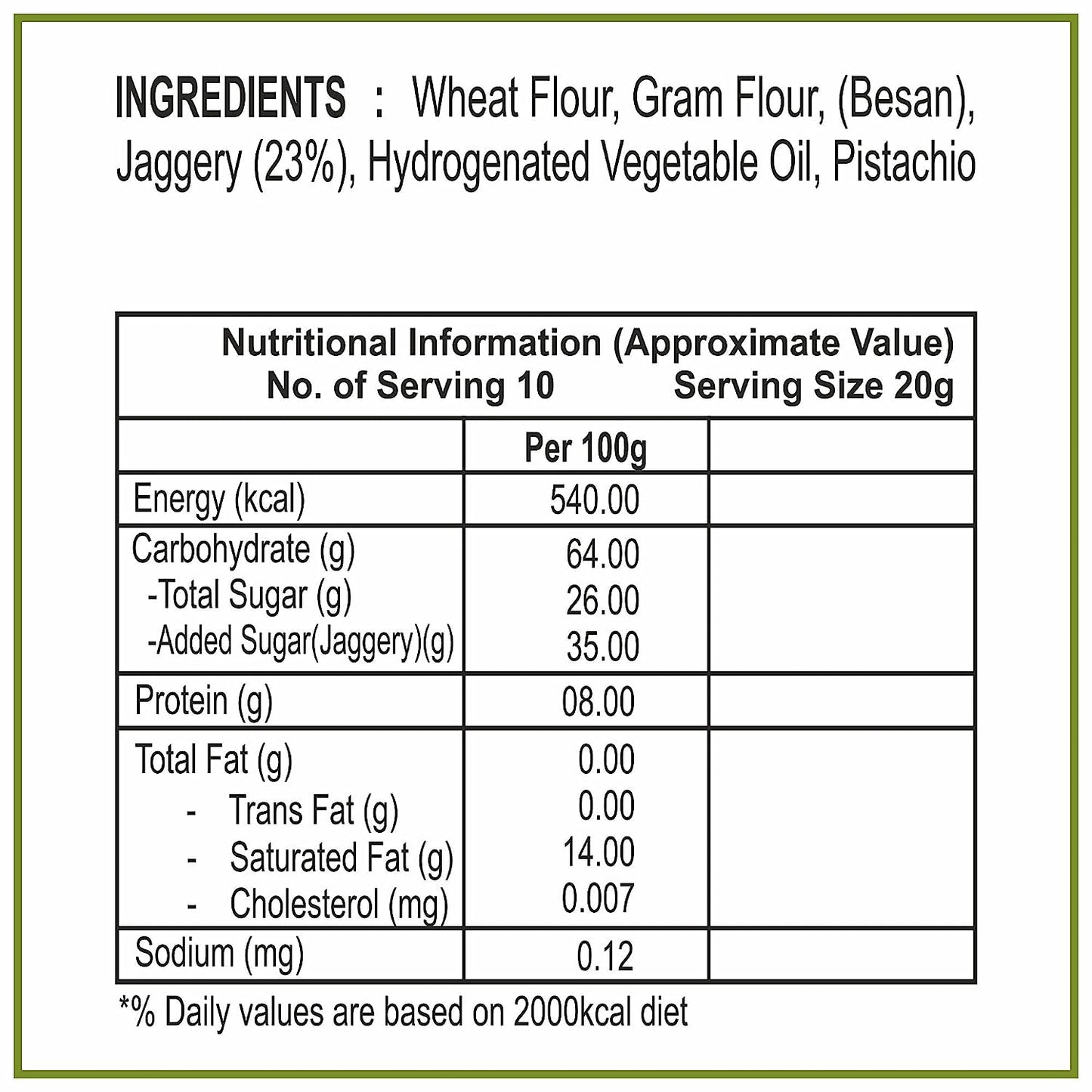 
                  
                    Gur Pista Nan-Khatai 200g
                  
                