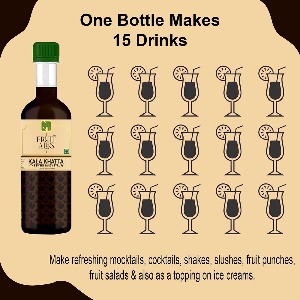 
                  
                    Kala Khatta Mocktail Cocktail Vodka, Rum, Gin Mixer (3x300ml)
                  
                