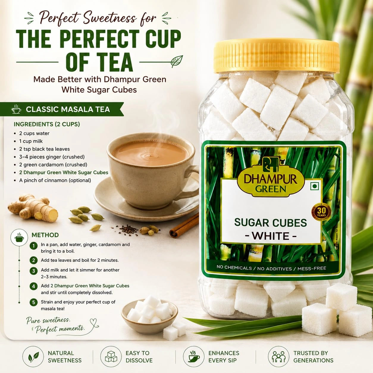 sugar white cubes