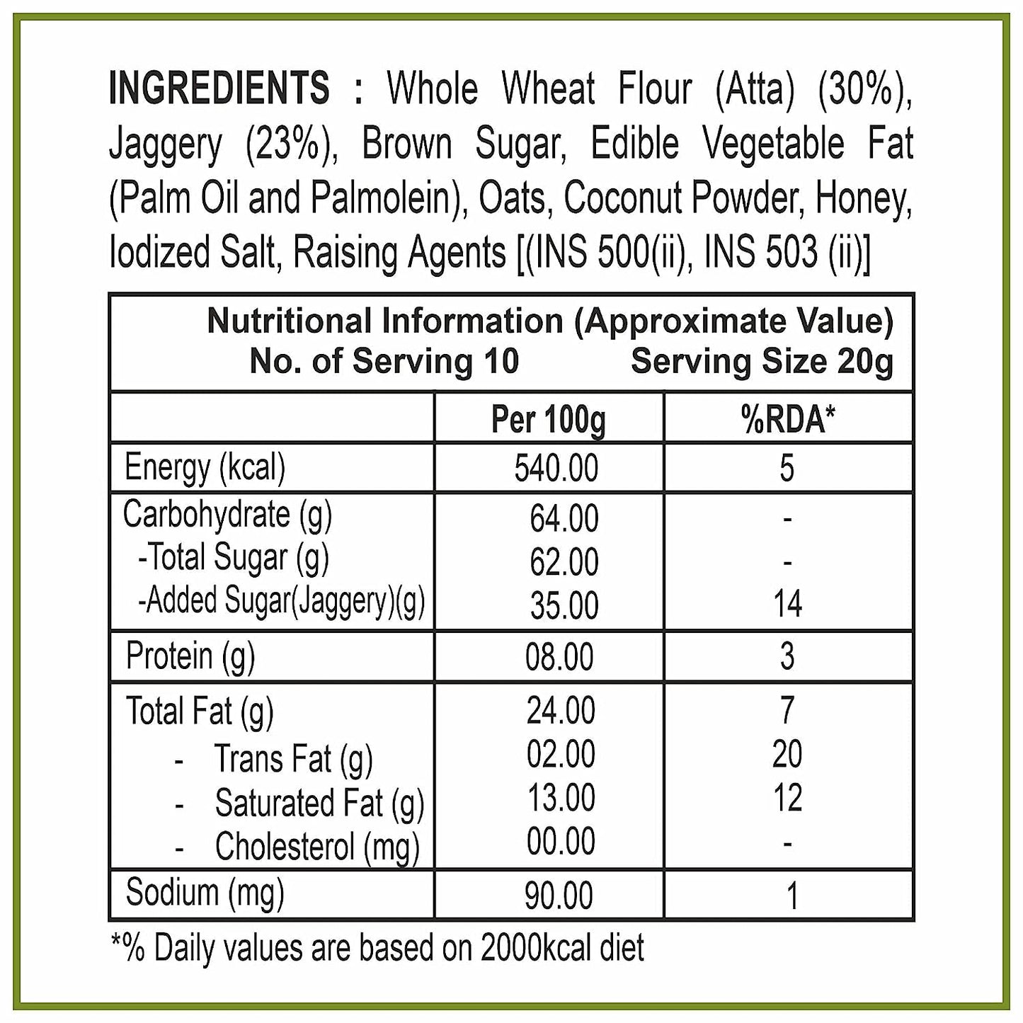 
                  
                    Gur Oats Jaggery Cookies 200gm
                  
                