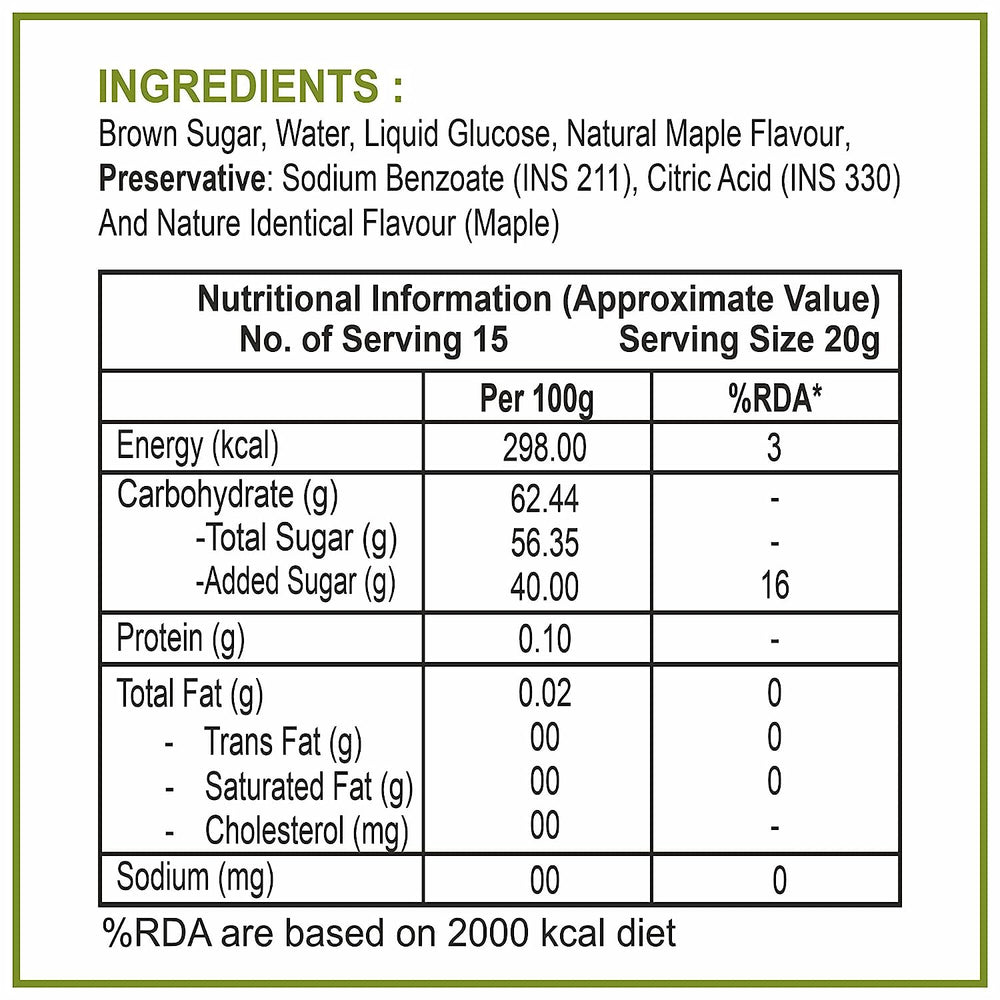
                  
                    Maple Syrup for Pancakes 300Ml
                  
                