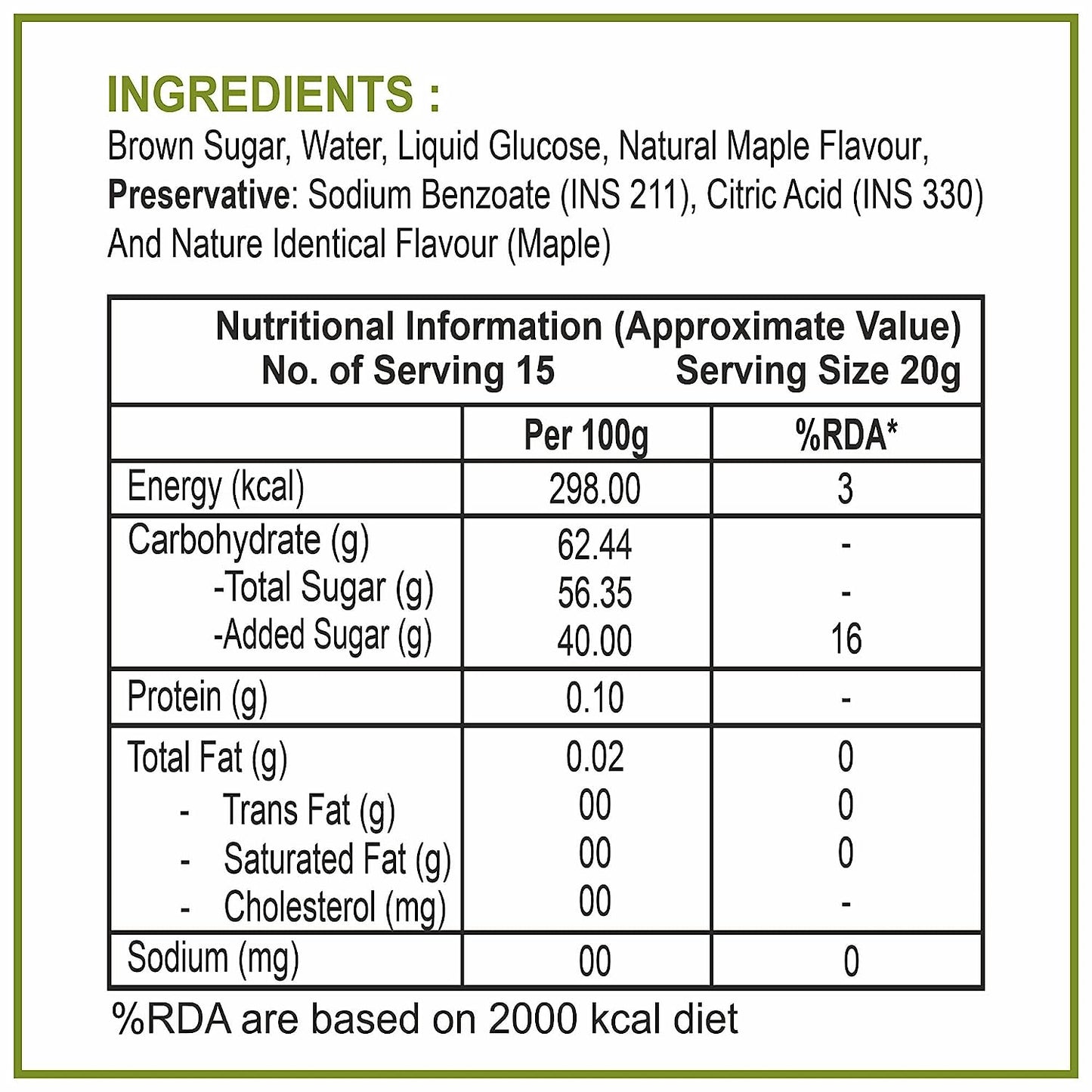
                  
                    Maple Syrup for Pancakes 300Ml
                  
                