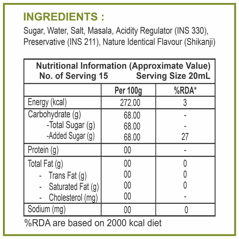 
                  
                    Fruitales Nimboo Shikanji 300ml
                  
                