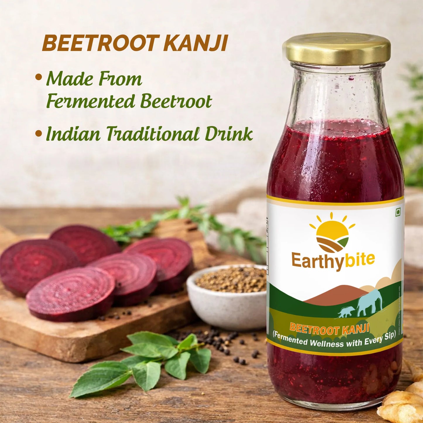 Kanji Recipe - Probiotic Drink Made From Carrots & Beetroot