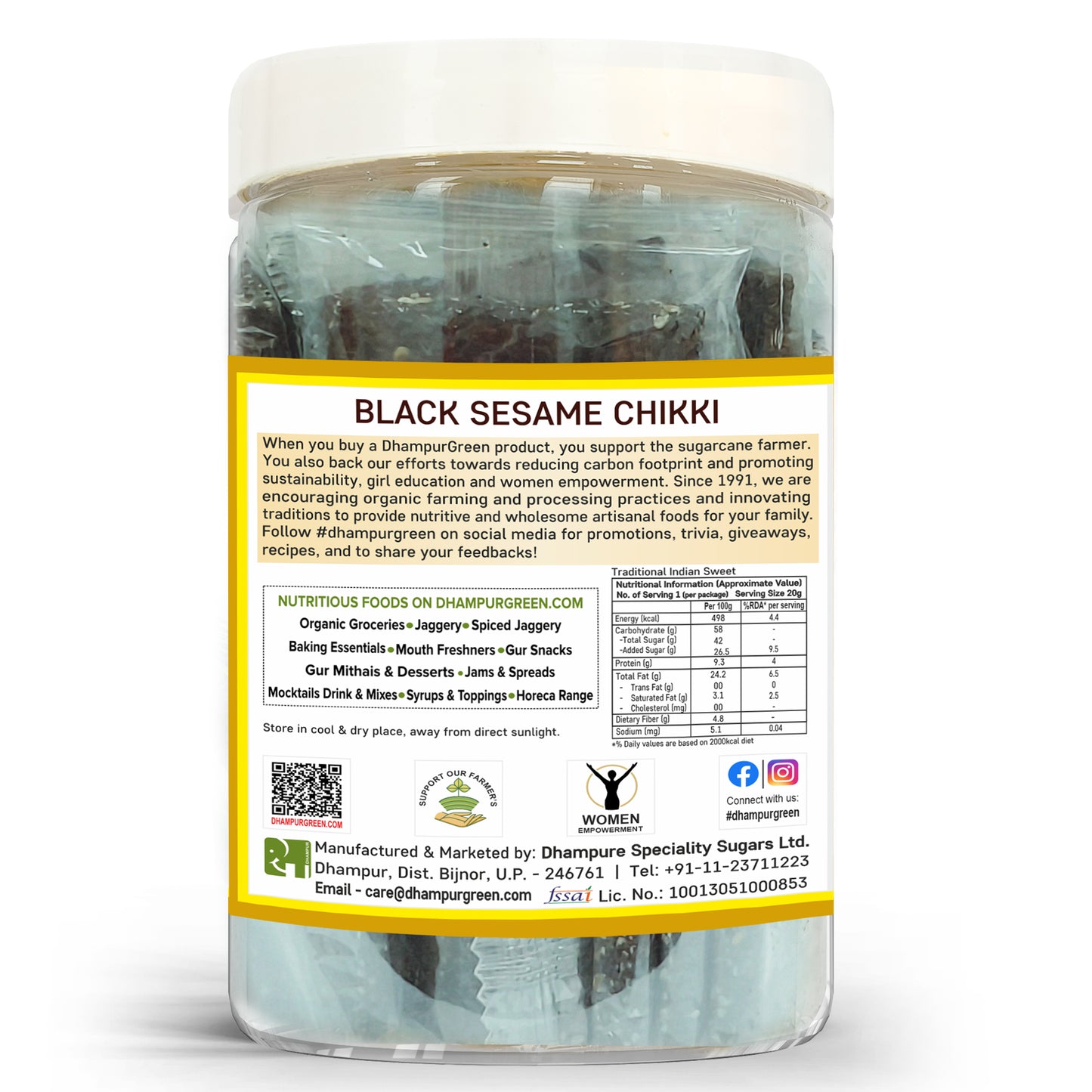 
                  
                    BLACK SESAME CHIKKI 500 g
                  
                