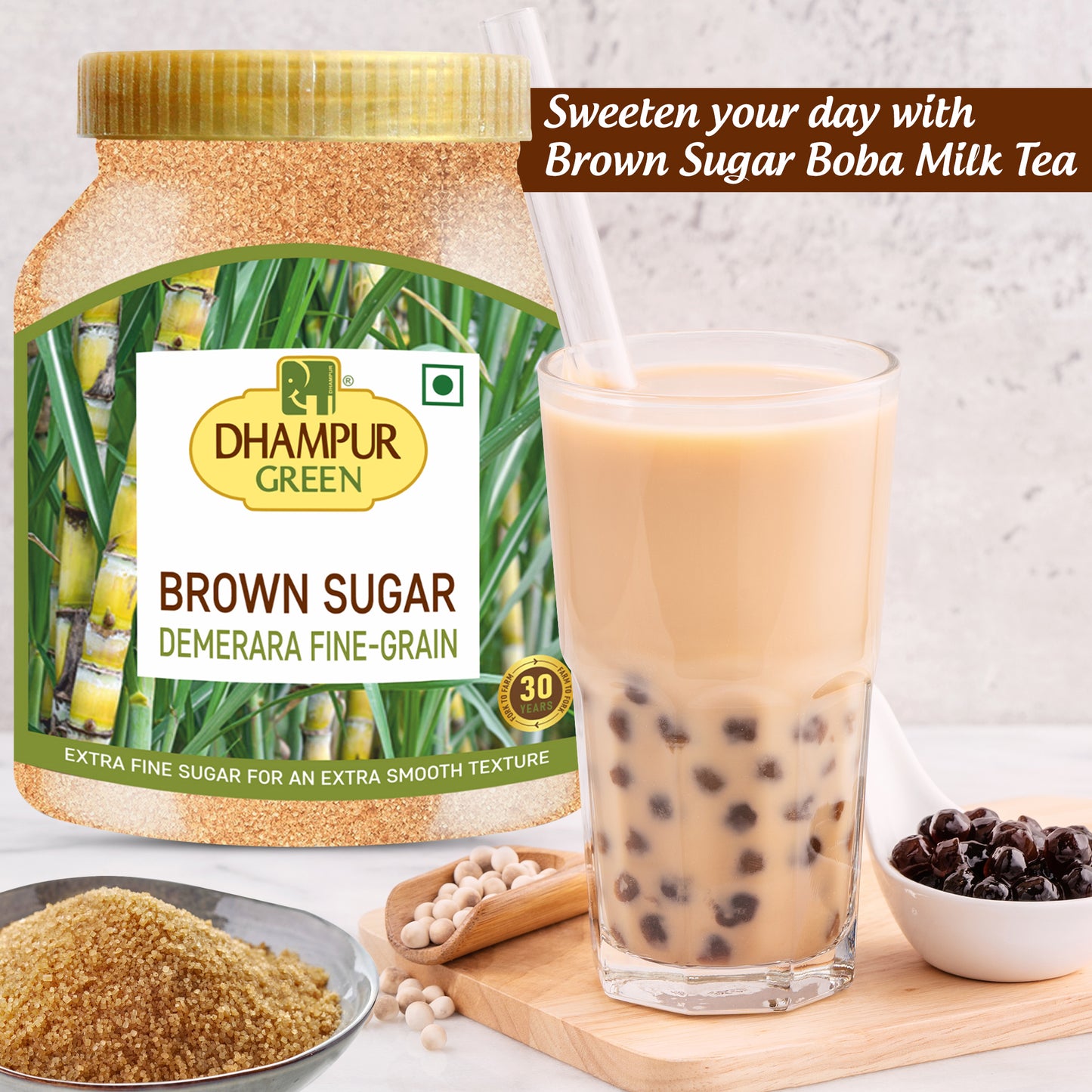 
                  
                    Demerara Brown Sugar (Fine Grain) 800g
                  
                