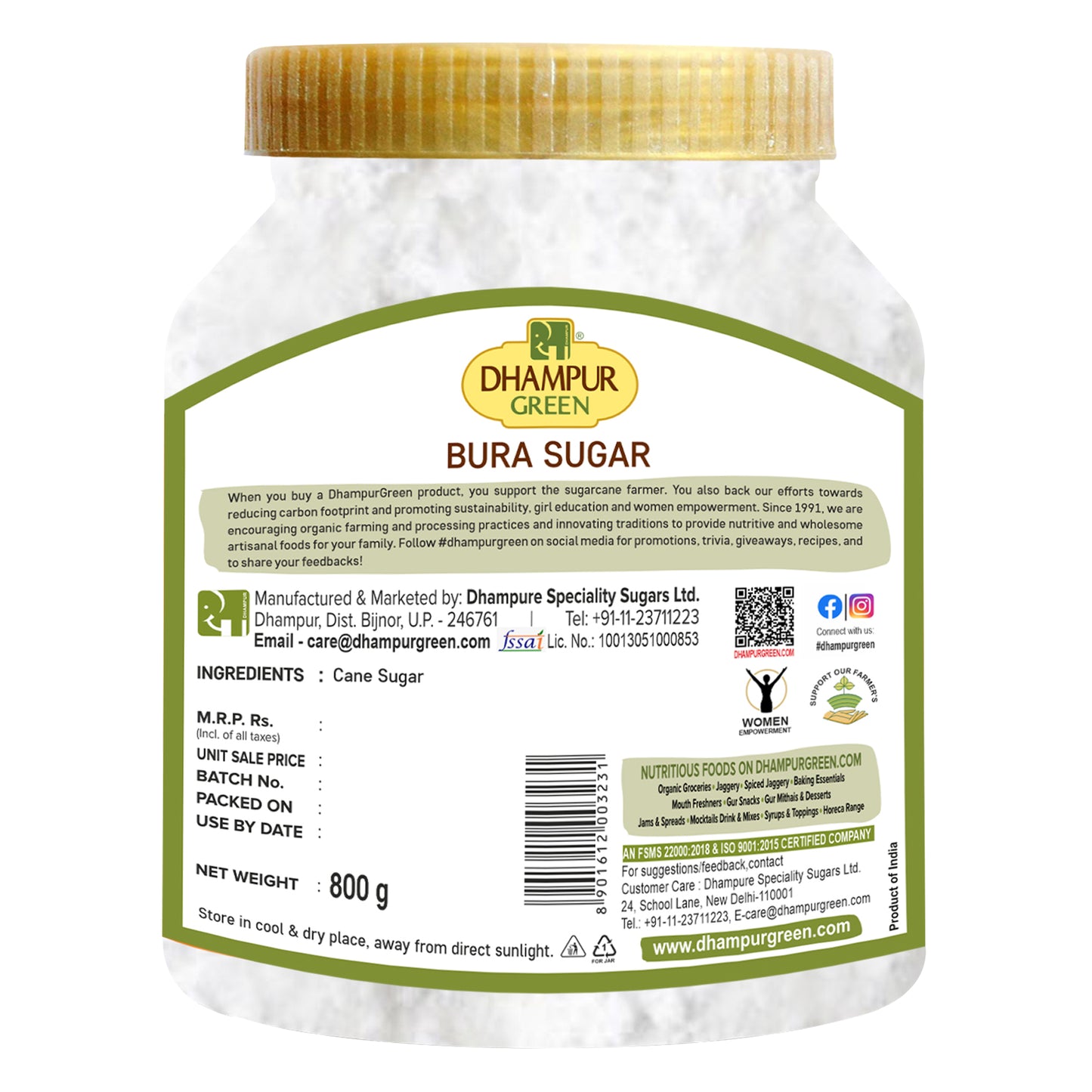 
                  
                    Bura Sugar 800g
                  
                