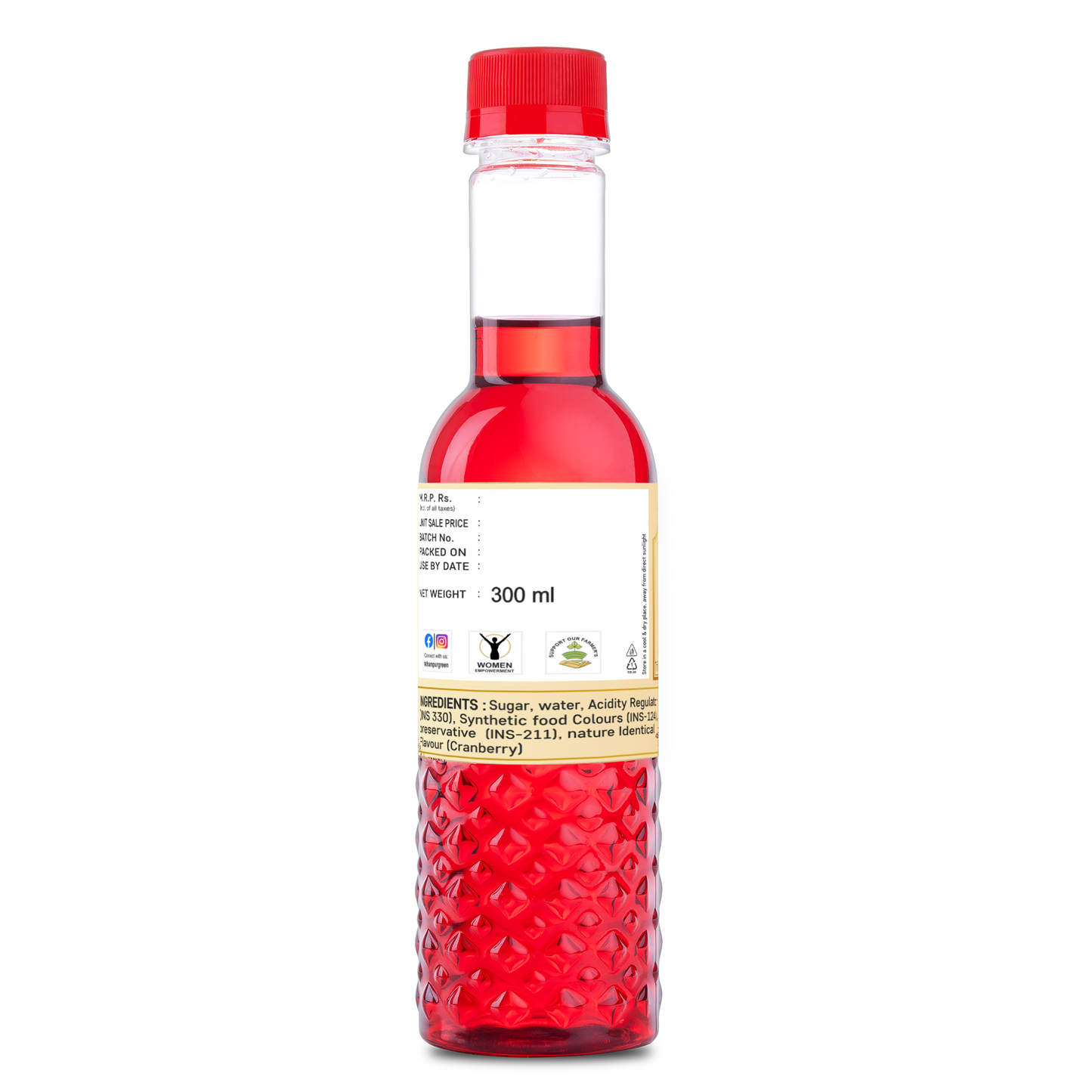 
                  
                    Cranberry Syrup, 300ml
                  
                