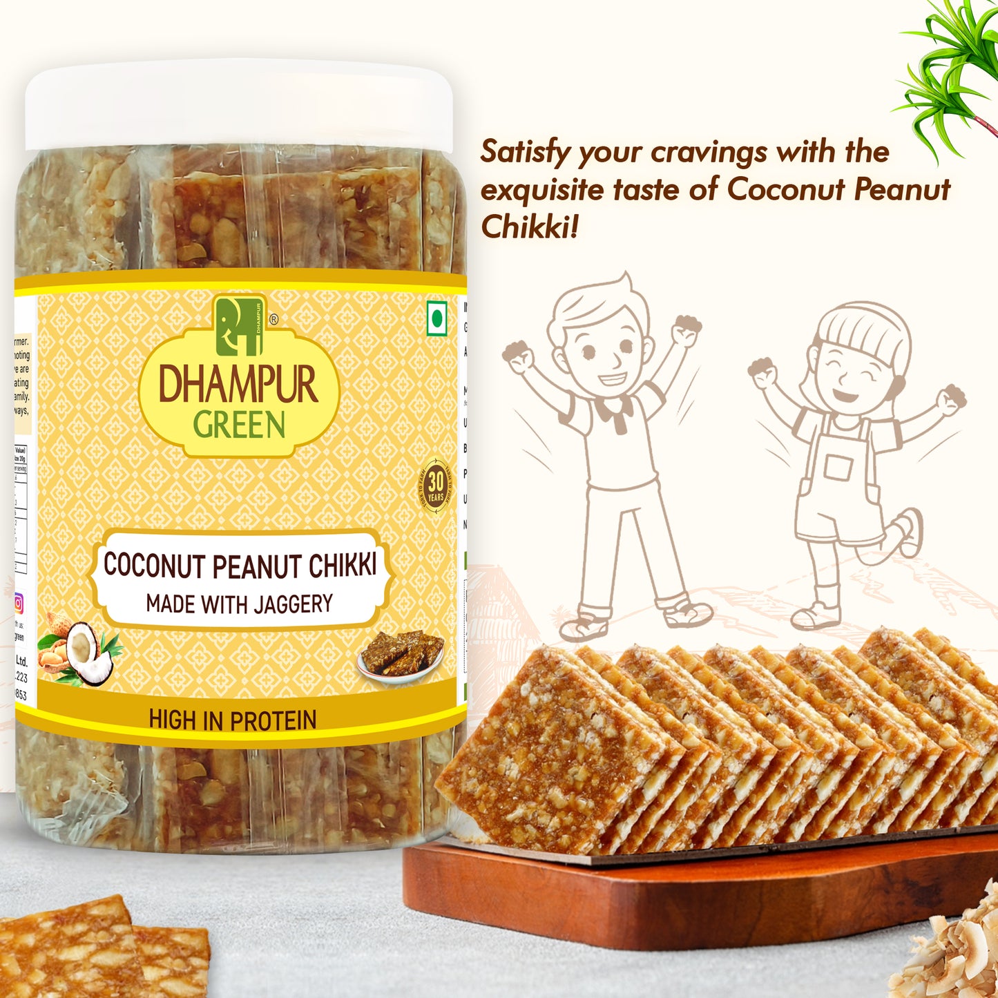 
                  
                    COCONUT PEANUT CHIKKI -500g
                  
                