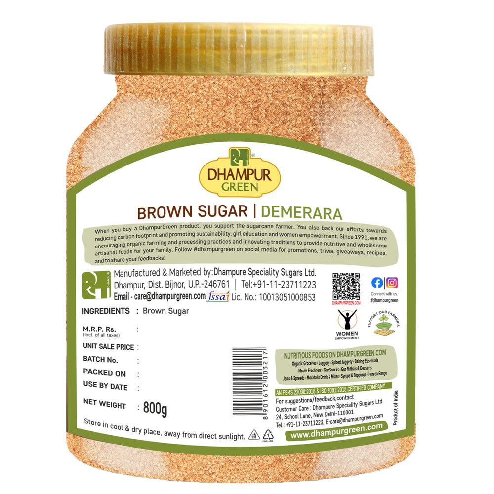 
                  
                    Demerara Brown Sugar 800g
                  
                