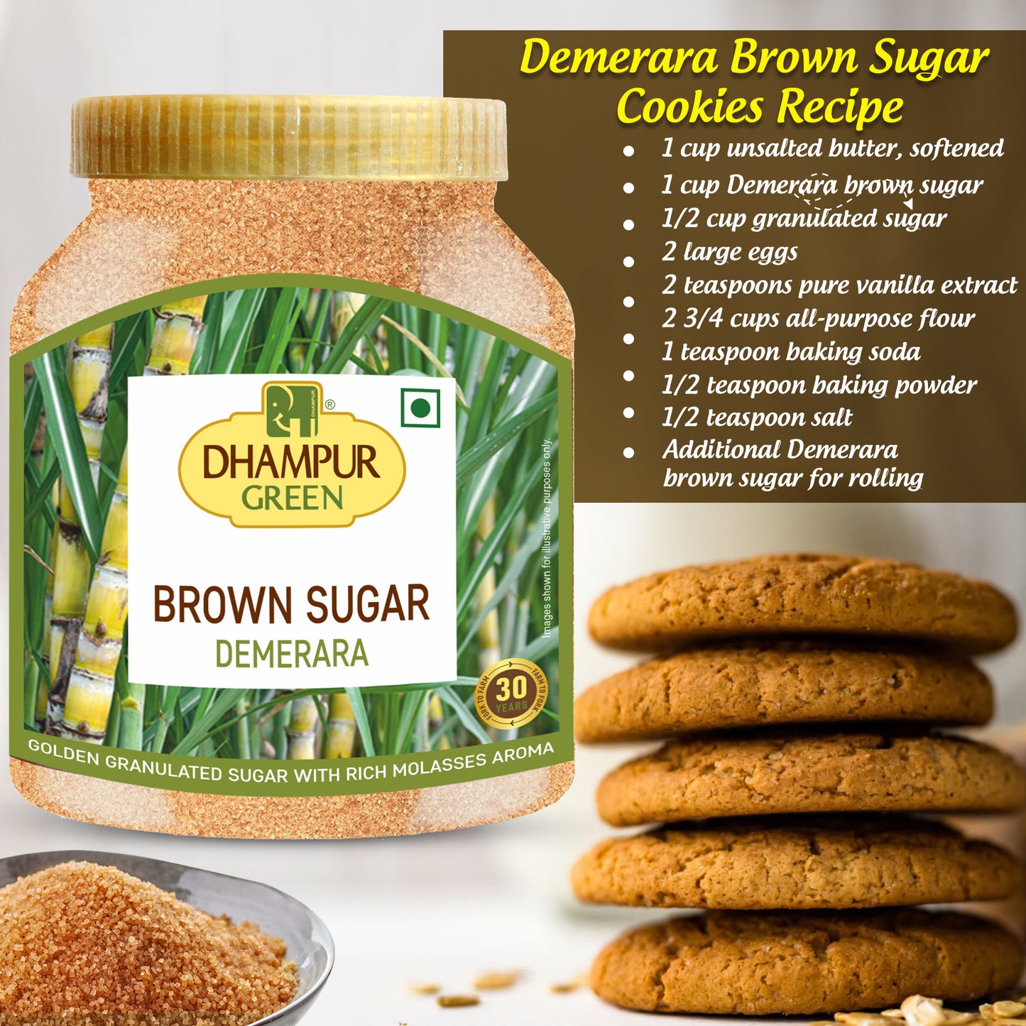 
                  
                    Demerara Brown Sugar 800g
                  
                