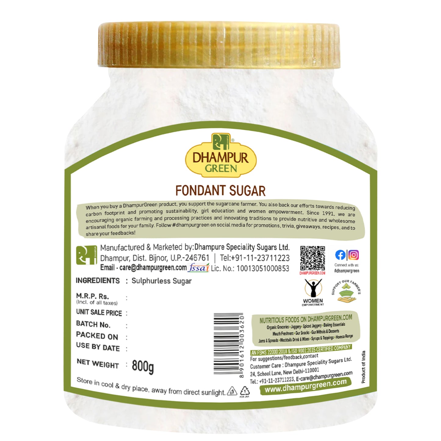 
                  
                    Fondant Sugar 800g
                  
                