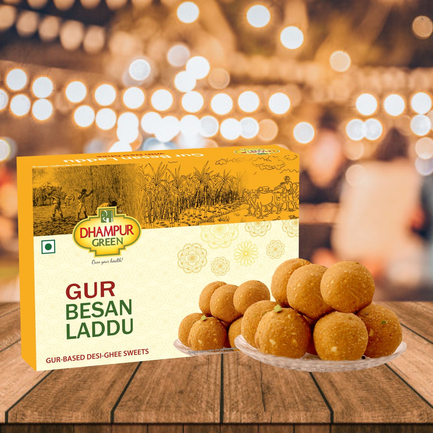 
                  
                    Gur Chana Badam Bite 400g + Gur Besan Laddu 500g
                  
                