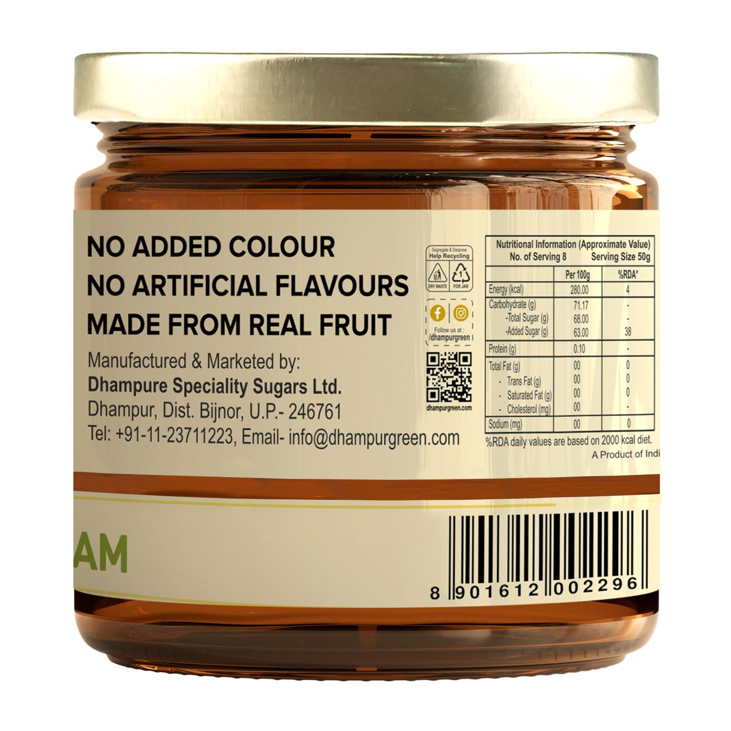 
                  
                    Fresh Pineapple Fruit Jam, 400g
                  
                