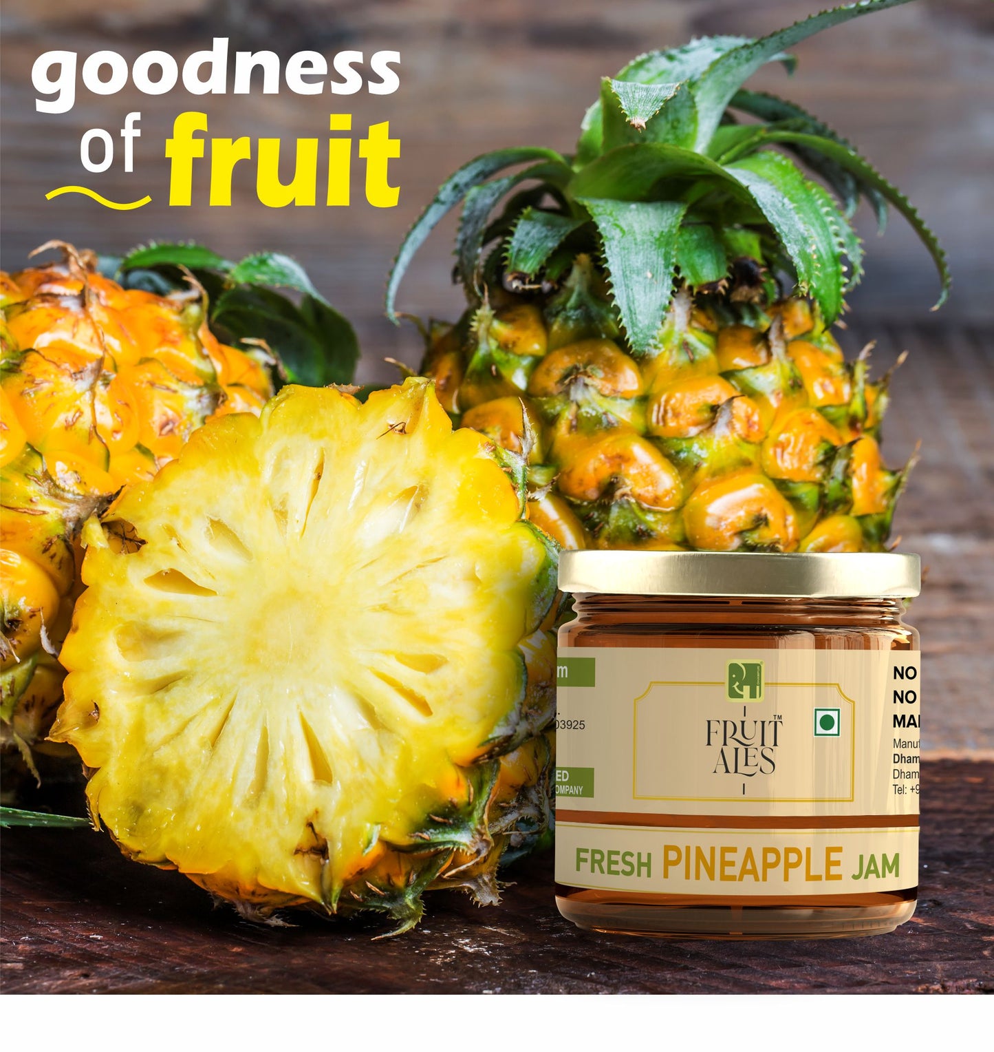 
                  
                    Fresh Pineapple Fruit Jam, 400g
                  
                