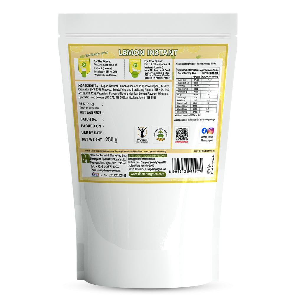 
                  
                    Lemon Instant Fruits Drink, 250g
                  
                