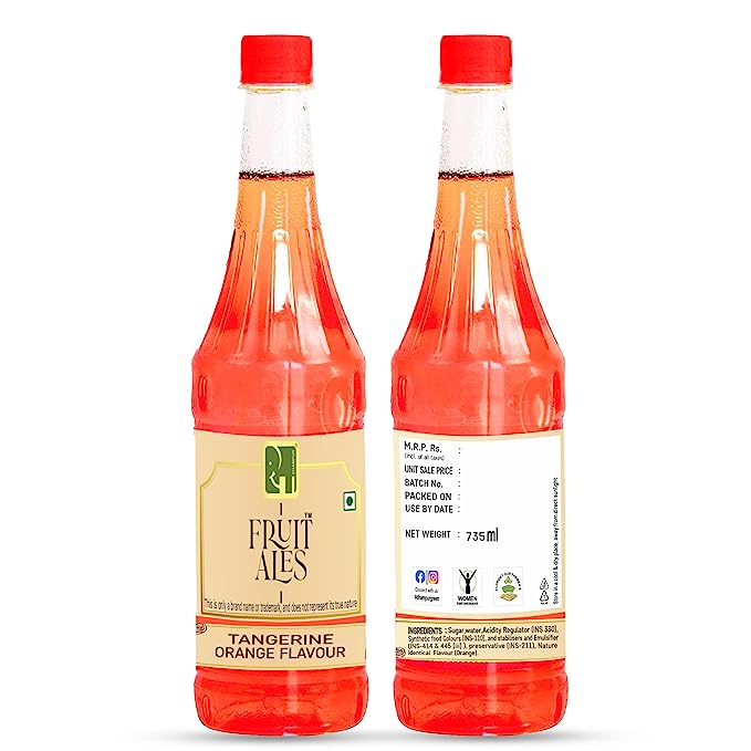 
                  
                    Tangerine Orange Flavour Syrup 750ml
                  
                
