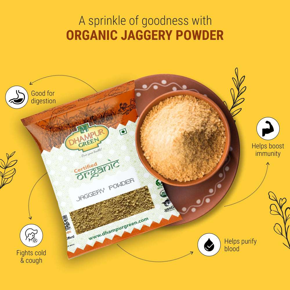 
                  
                    Organic Jaggery Powder (2x800g) & Sulphurless Desi Khand (2x1kg)
                  
                