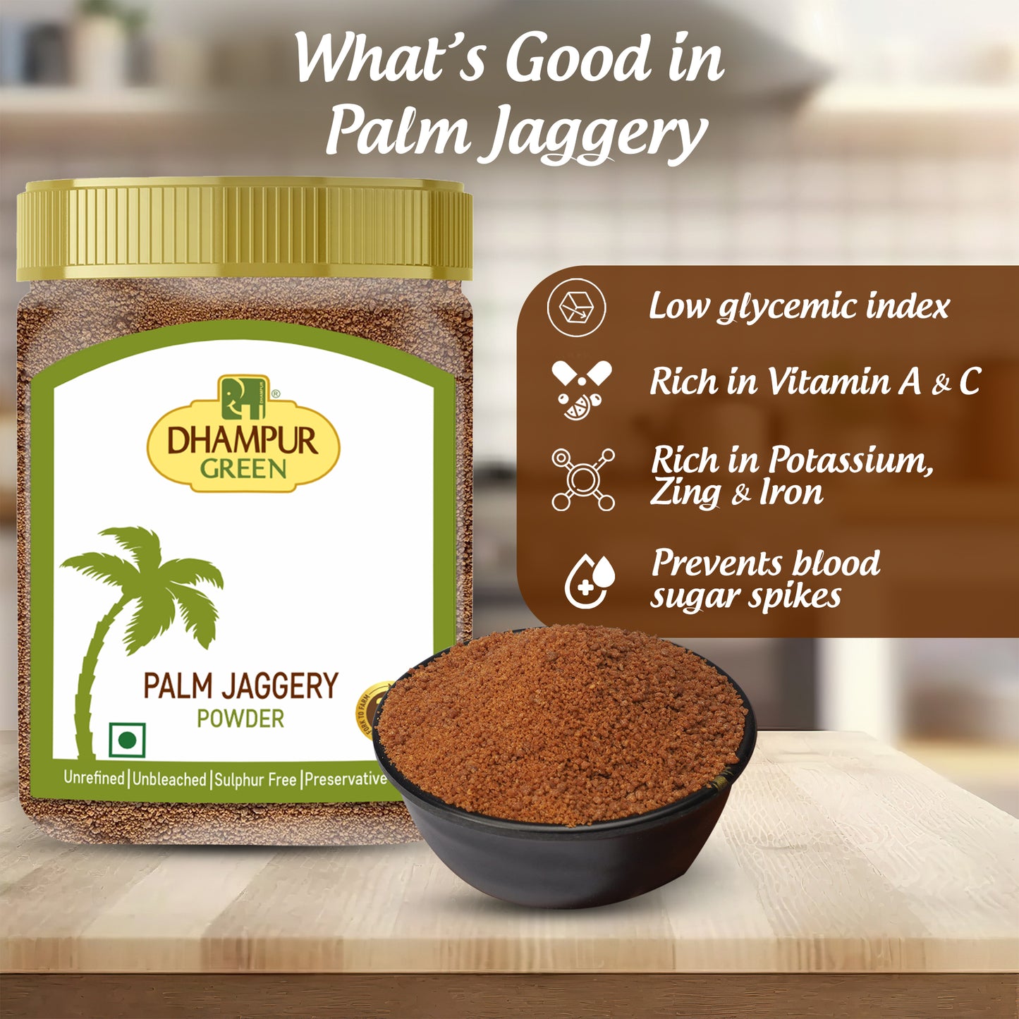 
                  
                    Palm Jaggery powder 250g
                  
                