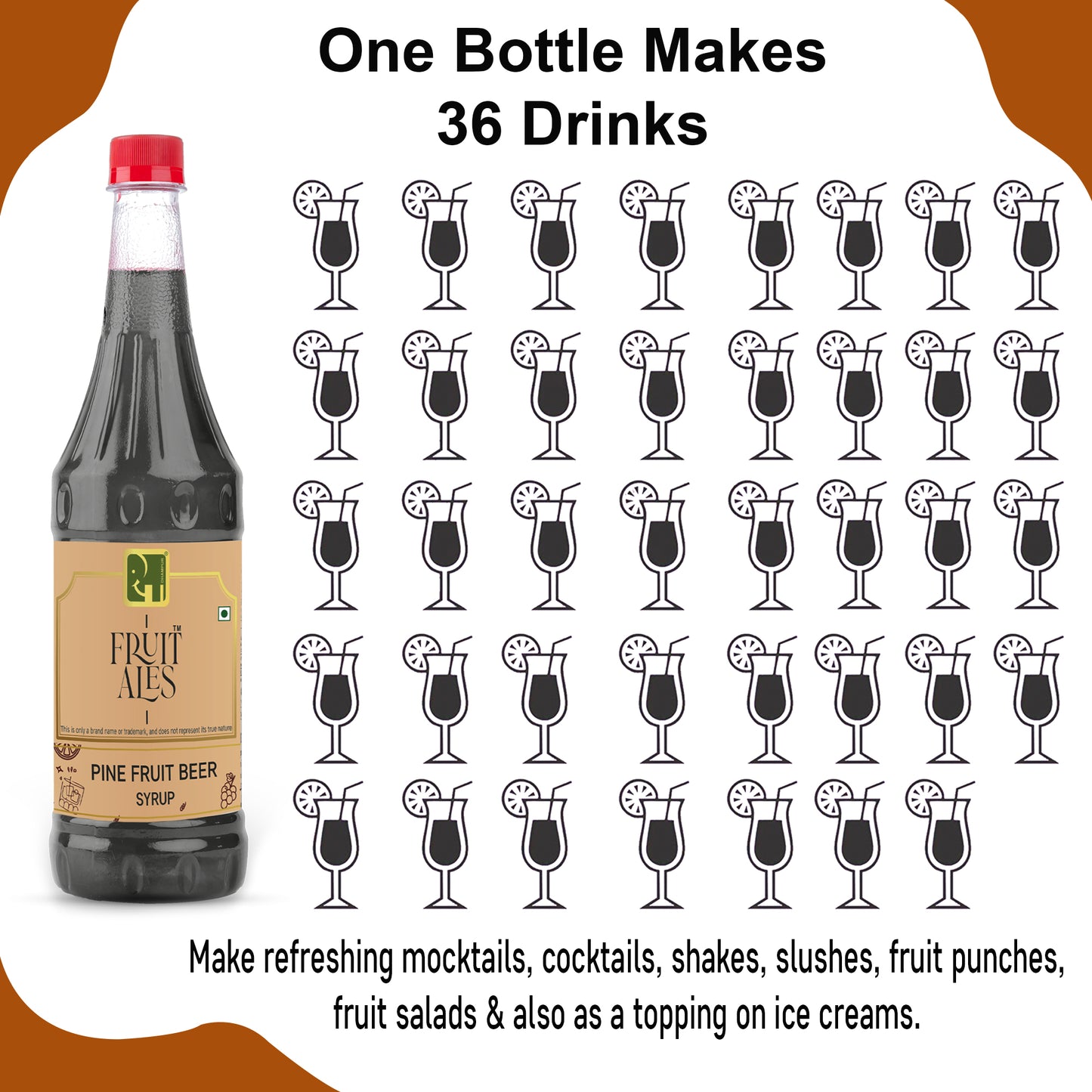 
                  
                    Pine Fruit Beer Mocktail Syrup, 735ml
                  
                
