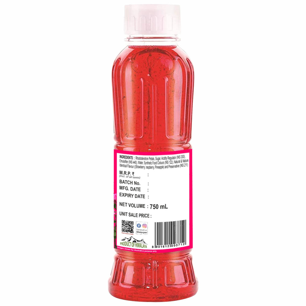 
                  
                    Rhododendron Squash- 750ml
                  
                