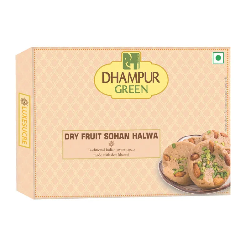 Dry-Fruits Sohan Halwa 400g | Royal Sweet – Dhampur Green