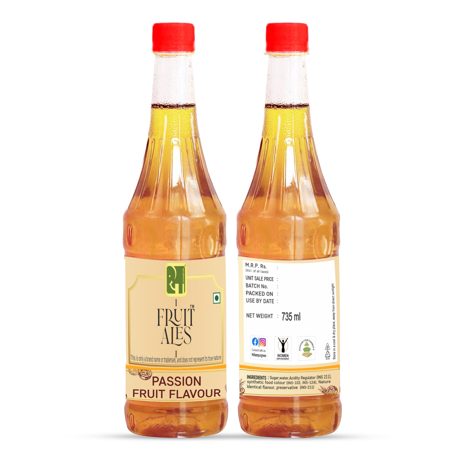 
                  
                    Passion Fruit Flavour Syrup 750ml
                  
                