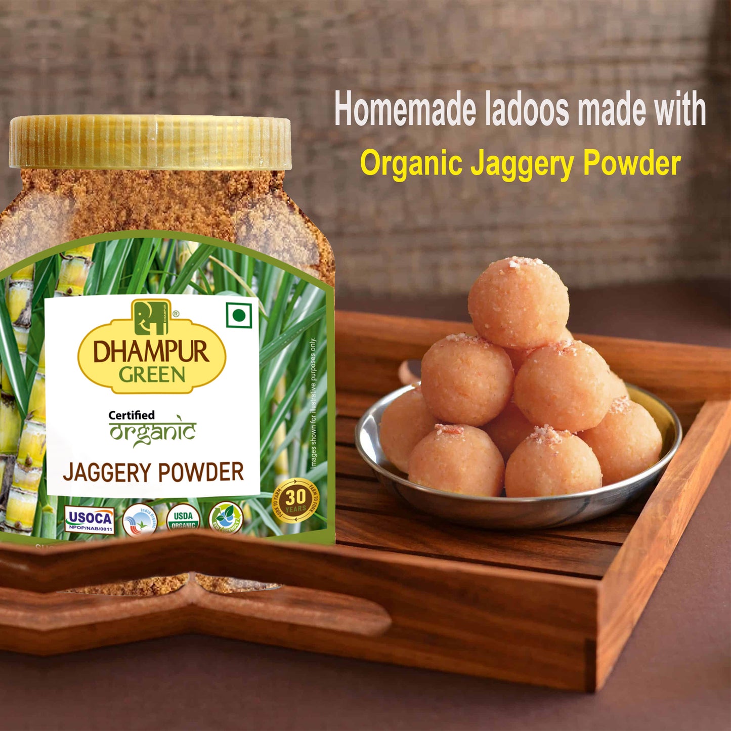 
                  
                    Organic Jaggery Powder (JAR)- 800g
                  
                