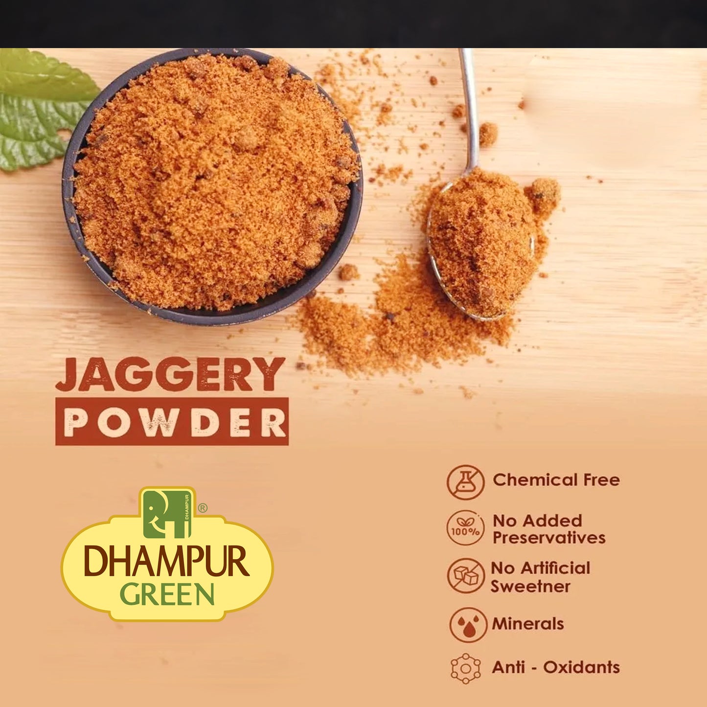 
                  
                    Organic Jaggery Powder (JAR)- 800g
                  
                