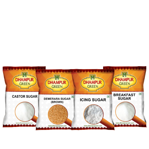 Baking Sugars : Castor, Demerara, Icing, Breakfast sugar