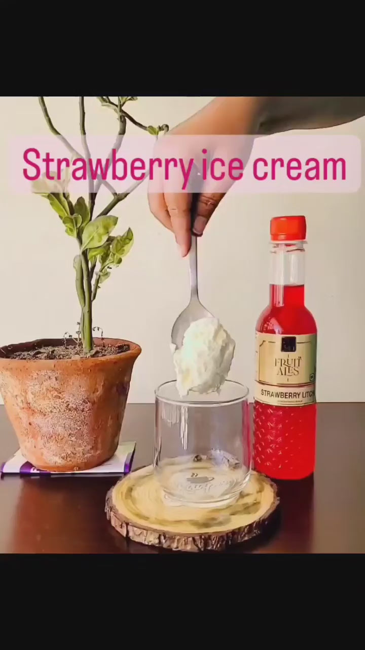 
                  
                    Load and play video in Gallery viewer, Fruitales Strawberry Litchi Mocktail Syrup 300ml
                  
                