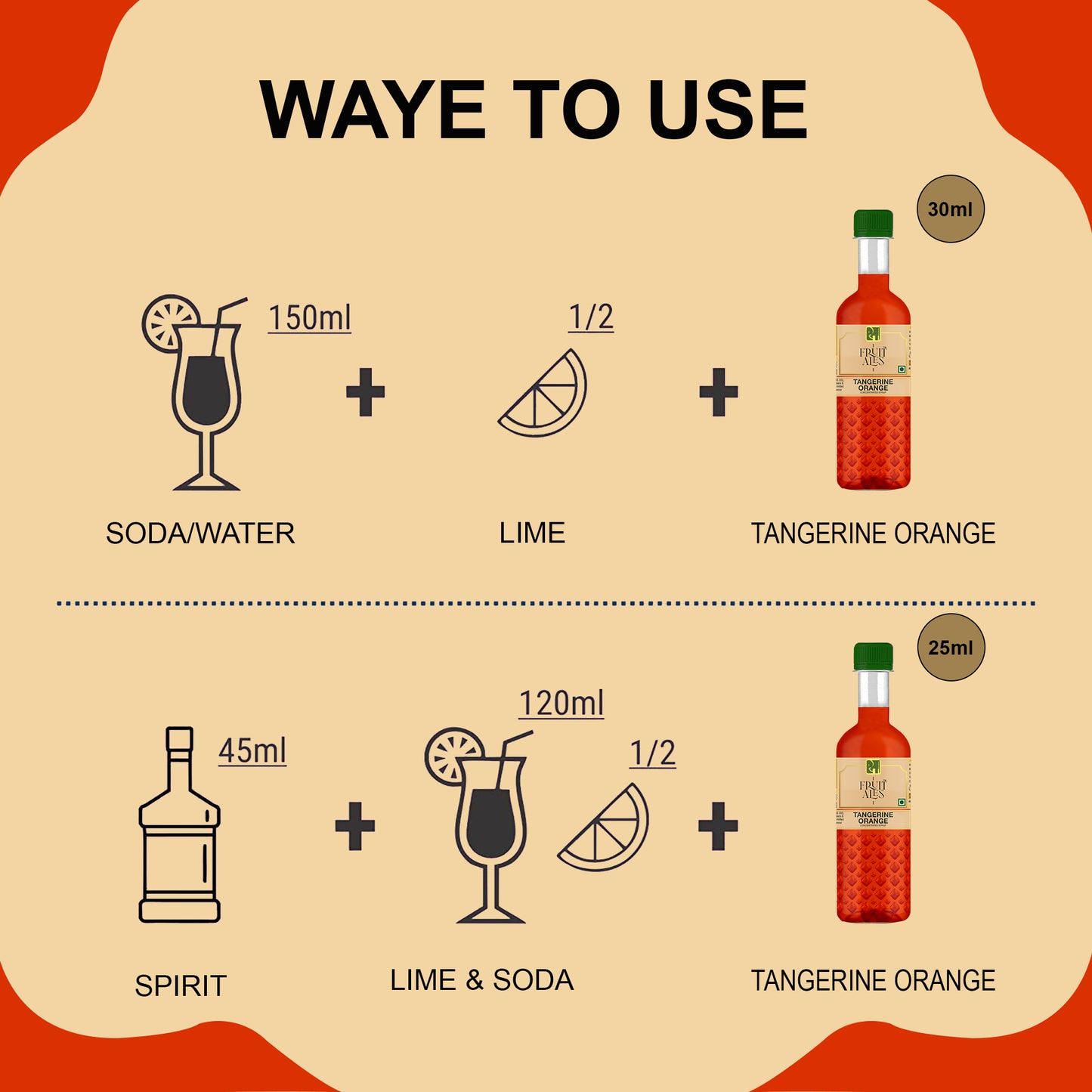 
                  
                    Fruitales Tangerine Orange Syrup 300ml
                  
                