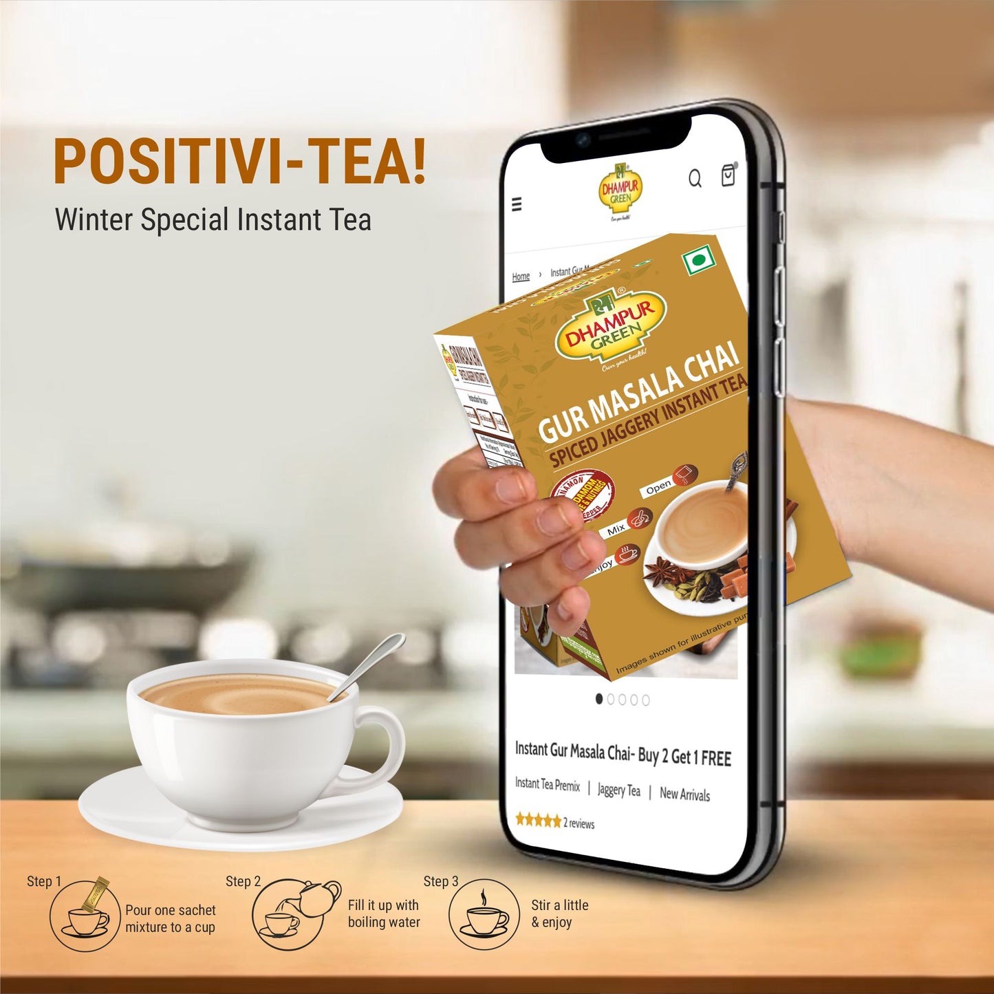 
                  
                    Instant Gur Masala Chai 140g
                  
                