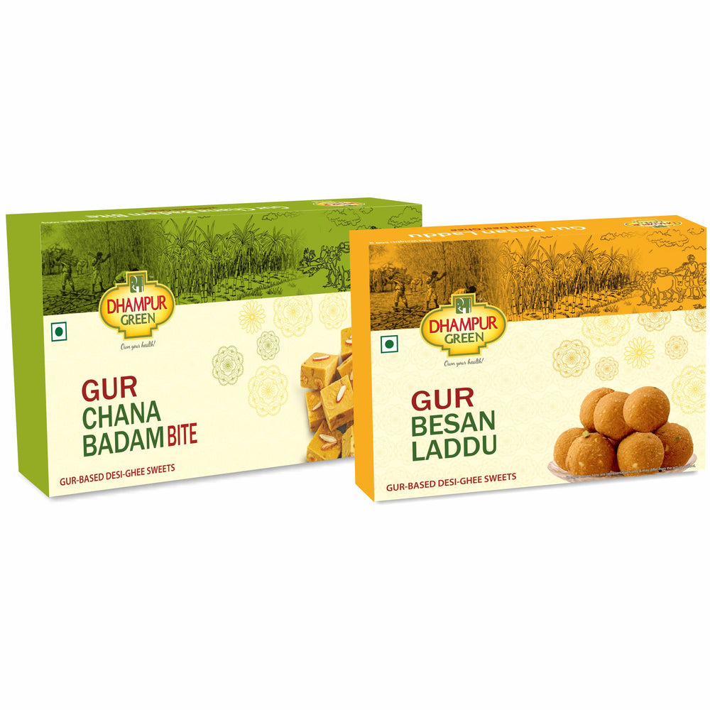 GurChana Badam + GurBesan Laddu- 900g