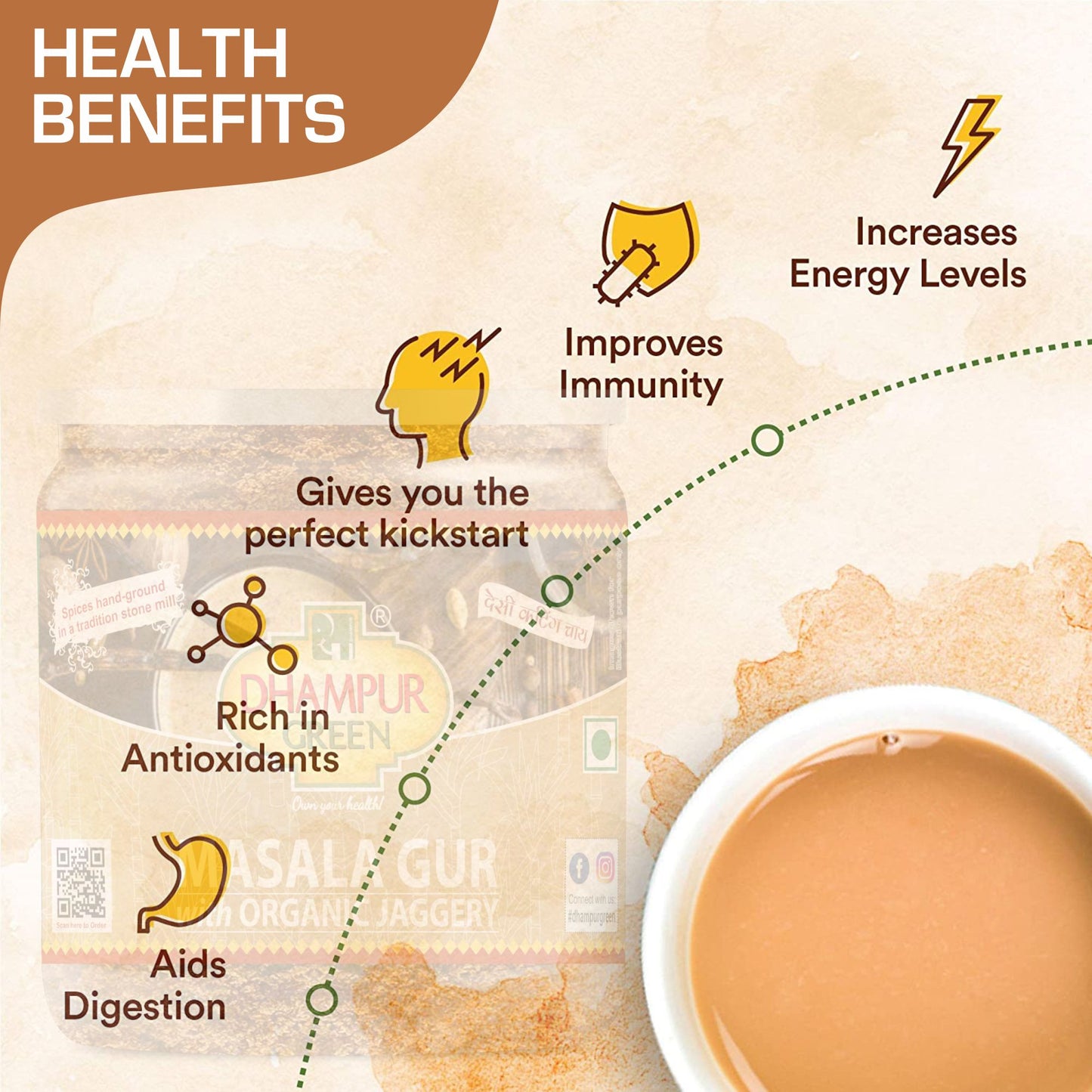 
                  
                    Masala Gur with Organic Jaggery 250g
                  
                