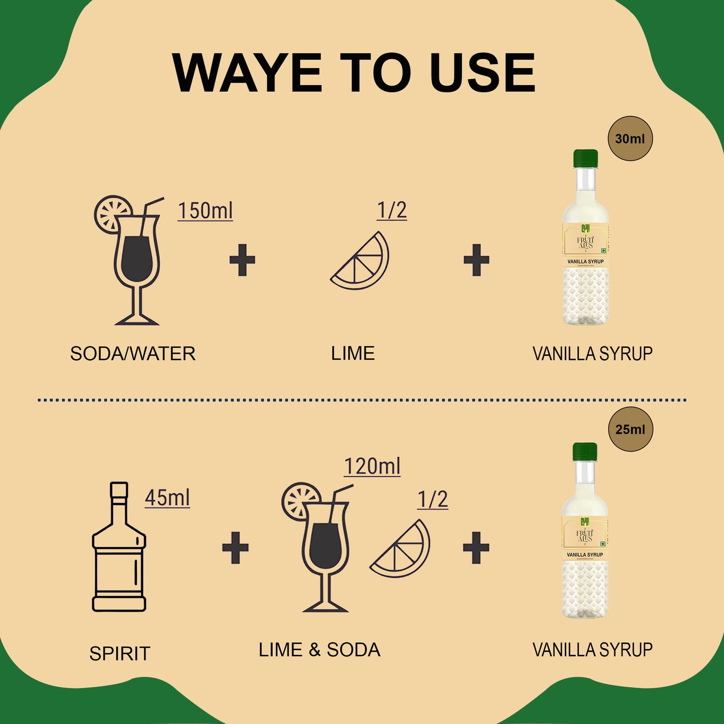 
                  
                    Fruitales Vanilla Syrup 300 ml
                  
                