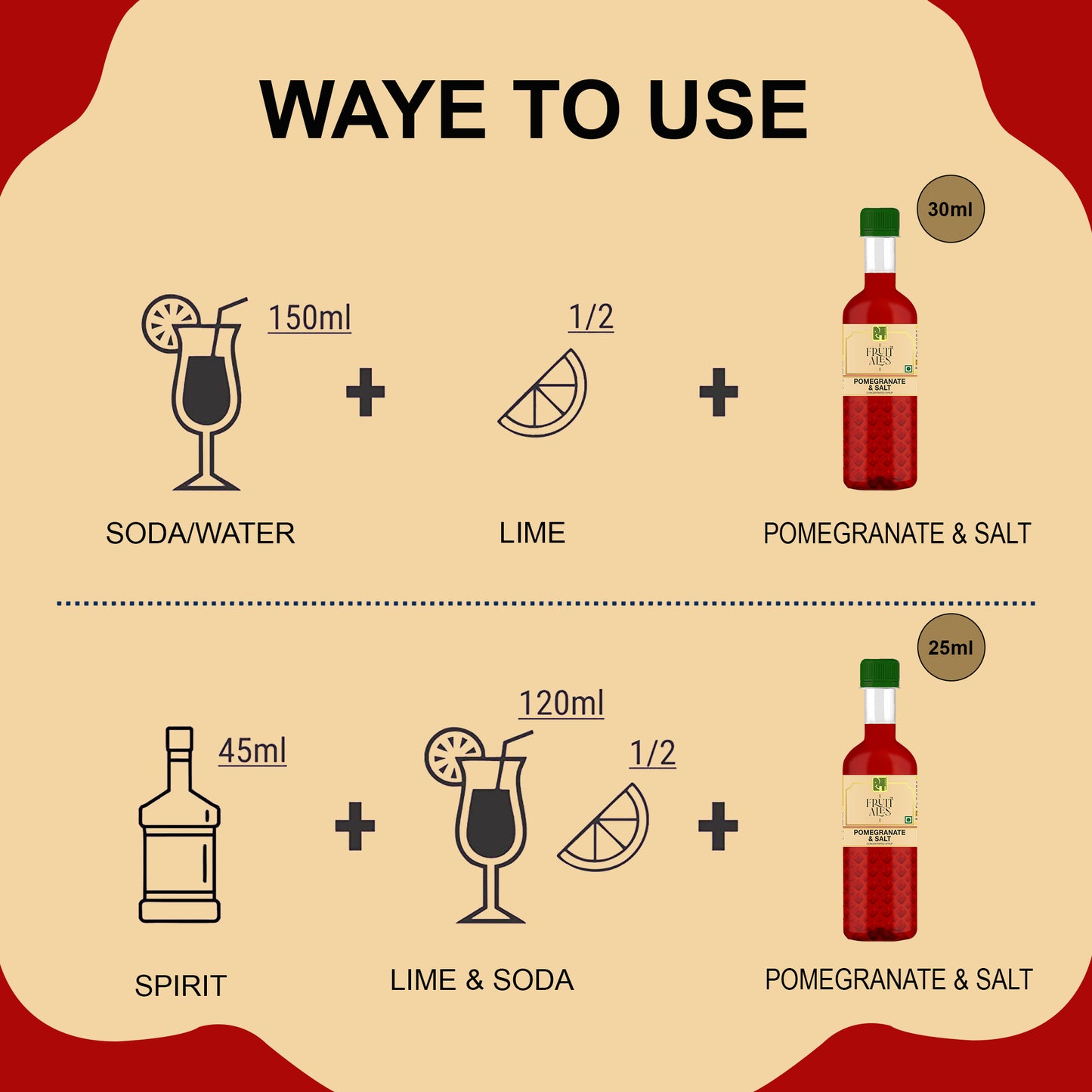 
                  
                    Fruitales Pomegranate & Salt Syrup 300ml
                  
                