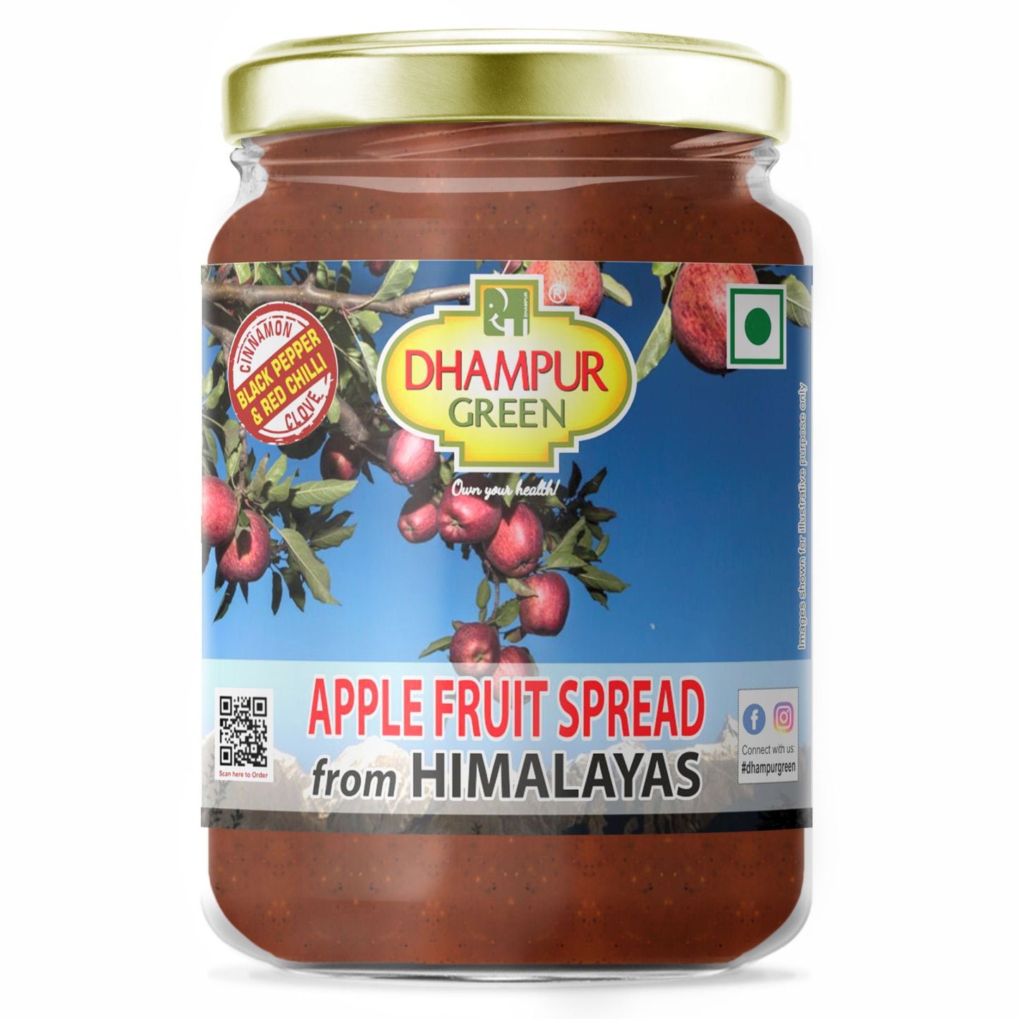 
                  
                    Spiced Apple Fruit Spread from Himalayas 300g
                  
                