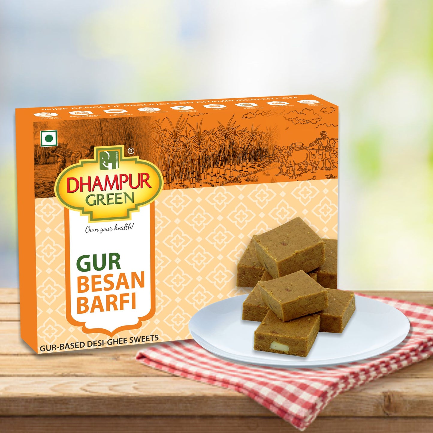 
                  
                    Buy Best Gur Besan Burfi (Barfi)/ Jaggery Chickpea-Flour Fudge
                  
                