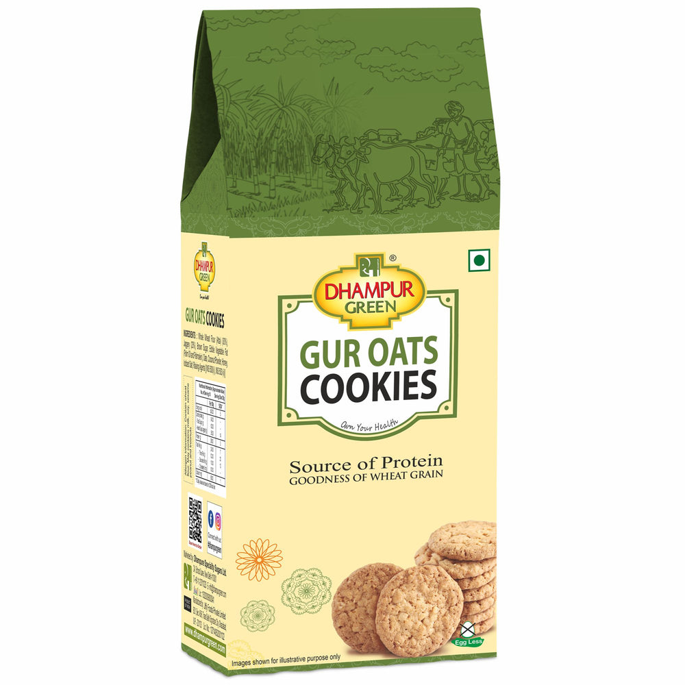 Gur Oats Jaggery Cookies 200gm