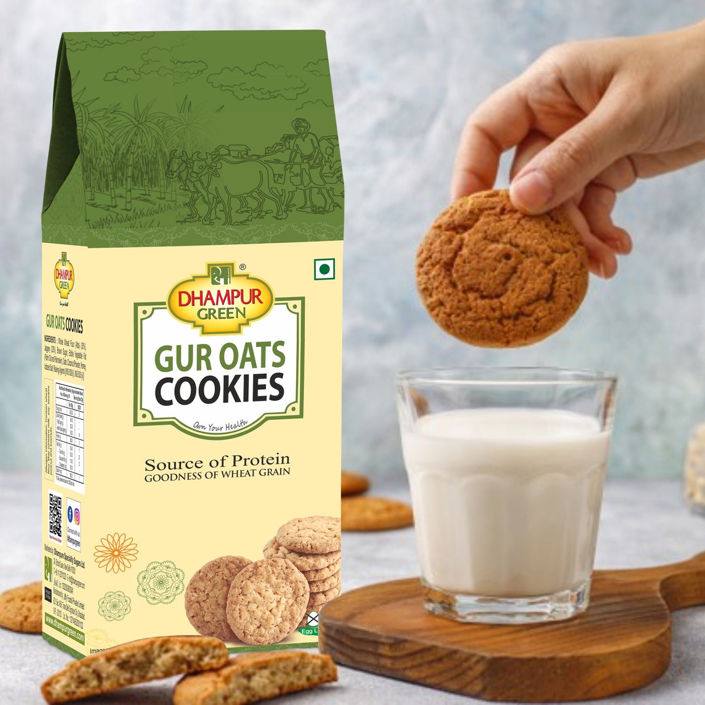 
                  
                    Gur Oats Jaggery Cookies 200gm
                  
                
